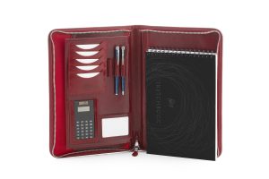 REd Professional leather folder
