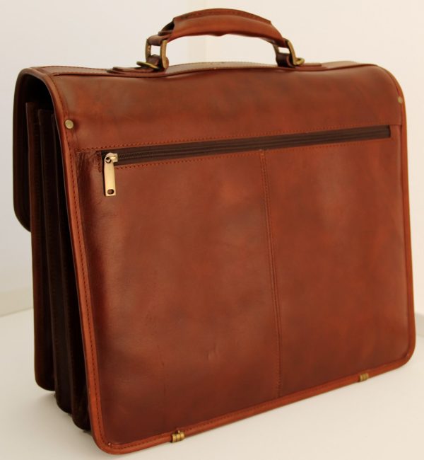 Italian leather briefcase