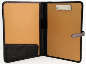 Leather clipboard folder